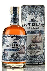 Rum Navy Island Jamaica Navy Strength - ром Нэйви Айленд Нэйви Стренф в тубе 0.7 л