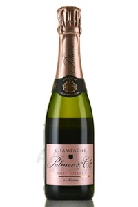 Champagne Palmer & Co Rose Solera - шампанское Шампань Пальмер энд Ко Розе Солера 0.375 л брют розовое