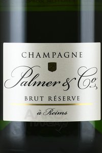 Champagne Palmer & Co Brut Reserve - шампанское Шампань Пальмер энд Ко Брют Резерв 0.75 л белое брют в п/у