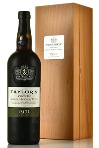 Taylor’s Very Old Single Harvest Port 1971 - портвейн Тэйлорс Вери Олд Сингл Харвест Порт 1971 год 0.75 л в д/у