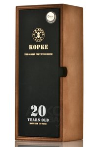 Porto Kopke 20 Years Old Wooden Box - портвейн Копке 20 лет 0.75 л в д/у