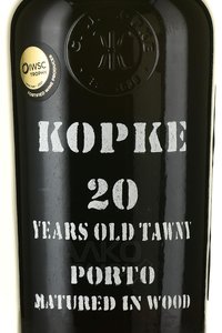 Porto Kopke 20 Years Old Wooden Box - портвейн Копке 20 лет 0.75 л в д/у