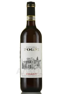 Fattoria Pogni Chianti - вино Кьянти Фаттория Поньи 0.75 л красное сухое