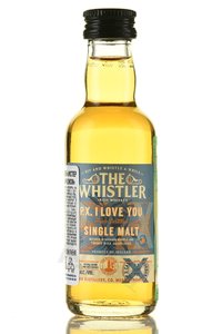 The Whistler P.X. I Love You Single Malt Irish Whiskey - виски Уистлер Пи.Икс Ай Лав Ю Сингл Молт Айриш Виски 0.05 л