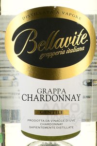 Bellavite Chardonnay Trento - граппа Беллавите Шардонне Тренто 0.5 л