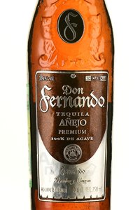 Don Fernando Anejo - текила Дон Фернандо Аньехо 0.75 л