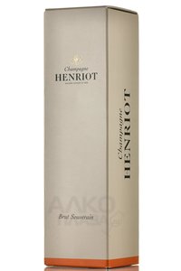 Henriot Brut Souverain gift box - шампанское Энрио Брют Суверен 0.75 л