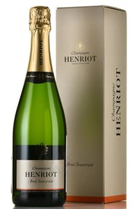 Henriot Brut Souverain gift box - шампанское Энрио Брют Суверен 0.75 л