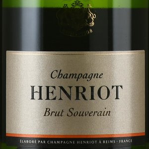 Henriot Brut Souverain gift box - шампанское Энрио Брют Суверен 0.75 л