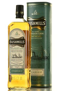 Bushmills Steamship Bourbon Cask 10 Years Old - виски Бушмилз Стимшип Бурбон Каск 10 лет 1 л в п/у