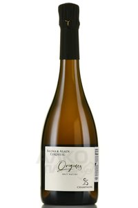 Champagne Salima et Alain Cordeuil Origin - шампанское Шампань Салима и Ален Кордёй Орижин 0.75 л 2014 год белое экстра брют