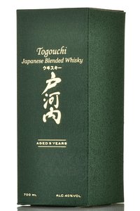 Togouchi 9 Year Old Japanese Whisky - виски Тогучи Джапаниз Виски 9 лет 0.7 л в п/у