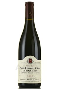 Domaine Bruno Clavelier Vosne Romanee Premier Cru Les Beaux Monts Vieilles Vignes - вино Домен Бруно Клавелье Вон-Романе Премье Крю Ле Бо Мон Вьей Винь 0.75 л красное сухое