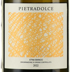 Pietradolce Etna Bianco - вино Пьетрадольче Этна Бьянко 0.75 л белое сухое