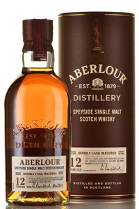 Aberlour 12 Years Non-Сhillfiltered - виски Аберлауэр 12 лет Спейсайд без холодной фильтрации 0.7 л в тубе