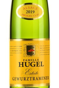 Hugel Gewurztraminer Estate Alsace - вино Хюгель Истэйт Гевюрцтраминер 0.75 л белое полусухое