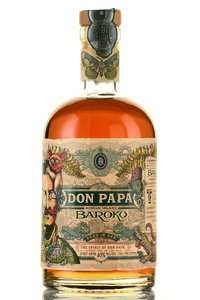 Don Papa Baroko - ром выдержанный Дон Папа Барокко 0.7 л