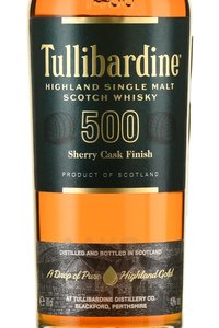 Tullibardine 500 - виски Туллибардин 500 0.7 л