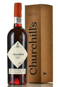 Churchills Tawny Port 10 Years Old - портвейн Черчилльс Тони Порт 10 лет 0.5 л