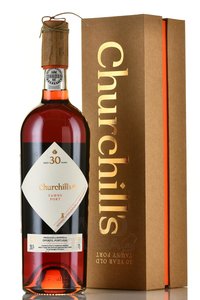 Churchill’s Tawny Port 30 years Old 1989 - портвейн Черчилльс Тони Порт 30 лет 1989 год 0.75 л в п/у красный