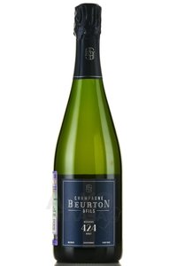 Champagne Beurton & Fils Reserve 424 Brut - шампанское Шампань Бертон э Фис Резерв 424 Брют 0.75 л белое брют