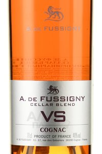 A. de Fussigny Cellar Blend VS - коньяк А де Фуссиньи Селлар Бленд ВС 0.7 л