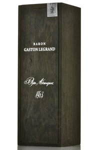 Baron G. Legrand 1963 - арманьяк Барон Легран 1963 года 0.7 л
