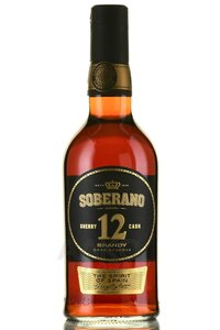 Soberano 12 years - бренди де херес Соберано 12 лет 0.7 л