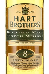 Hart Brothers 8 years - виски Харт Бразерс 8 лет 0.7 л
