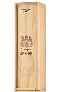 Sempe 1997 Wooden Box - арманьяк Семпе 1997 год 0.7 л в д/у