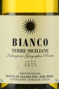 Tenuta Di Aglaea Bianco Terre Siciliane - вино Бьянко Терре Сичилиане 0.75 л белое сухое