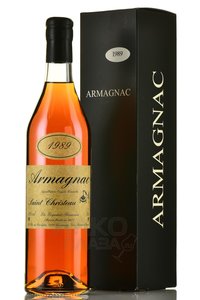 Armagnac Saint Christeau Millesime 1989 - арманьяк Сент Кристо Миллезимэ 1989 года 0.7 л в п/у