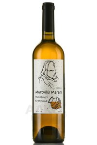 Martvilis Marani Tsolikouri Krakhuna - вино сортовое Мартвилис Марани Цоликоури-Крахуна 2022 год 0.75 л белое сухое