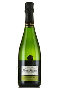 Nicolas Feuillatte Grand Cru Brut Blanc de Blanc - шампанское Николя Фейатт Гран Крю Брют Блан де Блан 0.75 л белое брют в п/у