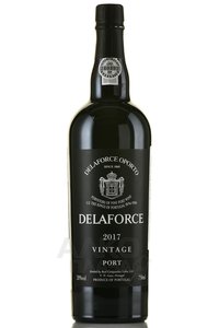 Delaforce Vintage Port 2017 - портвейн Делафорс Винтаж Порто 2017 год 0.75 л