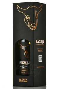 Black Bull 12 Years Old Blended Scotch Whisky in tube - виски Блэк Булл Блэндед 12 лет 0.7 л в тубе