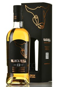 Black Bull 12 Years Old Blended Scotch Whisky in tube - виски Блэк Булл Блэндед 12 лет 0.7 л в тубе