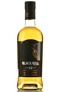 Black Bull 12 Years Old Blended Scotch Whisky in tube - виски Блэк Булл Блэндед 12 лет 0.7 л в тубе