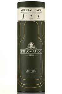 Diplomatico Reserva Exclusiva - ром выд. Дипломатико Резерва Экслюзива + стакан + шар для охлаждения 0.75 л