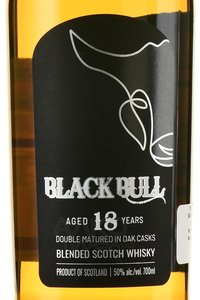 Duncan Taylor 18 Year Old Black Bull Blended - виски Дункан Тэйлор Блэк Булл Блэндед 18 лет 0.7 л в п/у