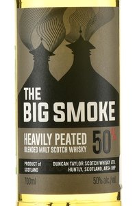 The Big Smoke Heavily Peated - виски Зе Биг Смоук Хевили Питед 0.7 л в тубе 