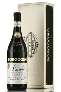 Barolo Riserva 2000 - вино Бароло Ризерва 2000 год 0.75 л красное сухое в п/у