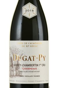 Gevrey-Chambertin 1-er Cru Champeaux Tres Vieilles Vignes - вино Жевре-Шамбертен Премье Крю Шампо Тре Вьей Винь 0.75 л красное сухое