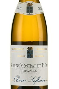 Puligny-Montrachet Premier Cru Champ Gain - вино Пюлиньи Монраше Премье Крю Шам Ген 0.75 л белое сухое