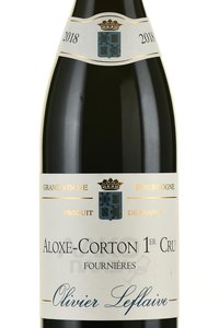 Aloxe-Corton 1-er Cru Fournieres - вино Алос-Кортон Премье Крю Фурньер 0.75 л красное сухое