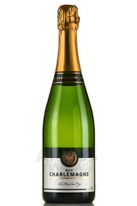Champagne Guy Charlemagne Brut Classic - шампанское Шампань Ги Шарлемань Брют Классик 0.75 л белое брют