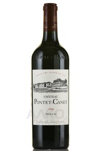 Chateau Pontet-Canet Grand Cru Classe Pauillac AOC - вино Шато Понте Кане Гран Крю Классе АОС Пойак 0.75 л красное сухое