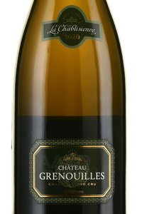Chablis Grand Cru AOC Chateau Grenouille - вино Шабли Гран Крю АОС Шато Гренуй 0.75 л белое сухое