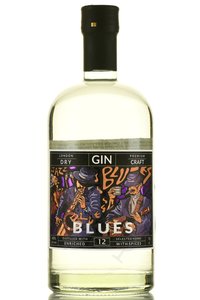 Gin Blues London Dry Premium Crafters - джин Блюз Лондон Драй Премиум Крафт 0.7 л