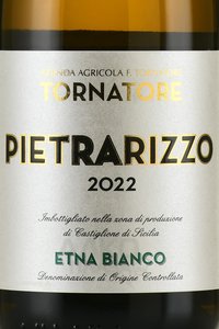 Etna Bianco Pietrarizzo Tornatore - вино Этна Бьянко Пьетрариззо Торнаторе 0.75 л белое сухое